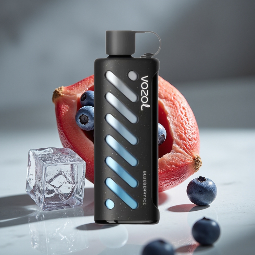 VOZOL Gear Shisha 25000 Puffs Dual Mesh S.i.L.C Tech Blueberry Ice 5mg/ml