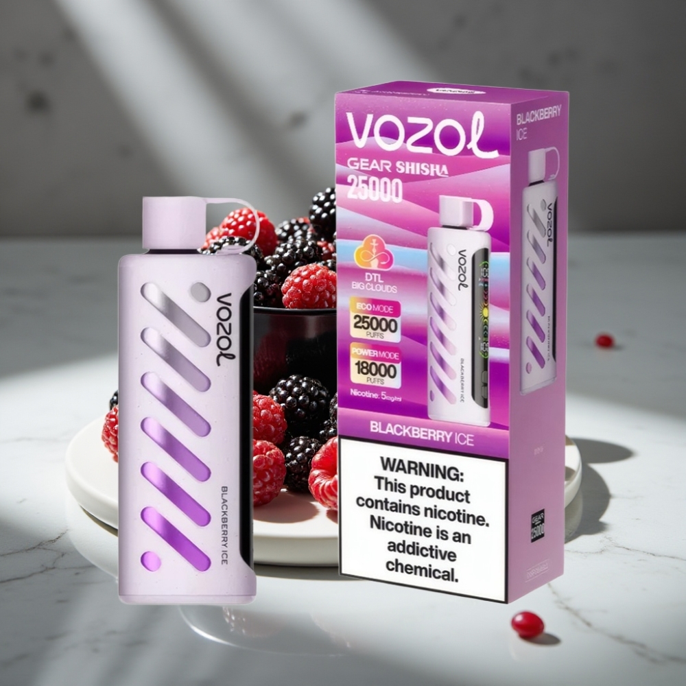 VOZOL Gear Shisha 25000 Puffs Dual Mesh S.i.L.C Tech Moras Heladas