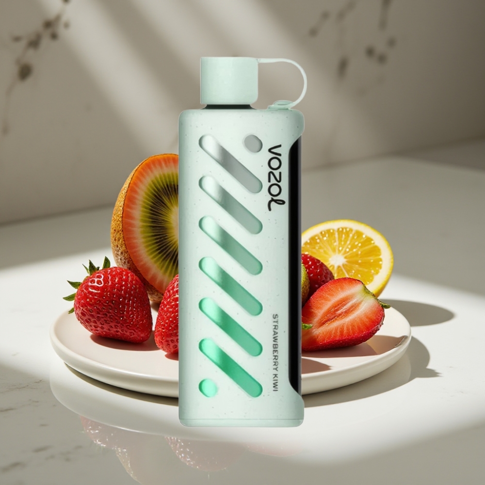 VOZOL Gear Shisha 25000 Puffs Fresa Kiwi S.i.L.C Tech Dual Mesh 1000mAh 5mg/ml