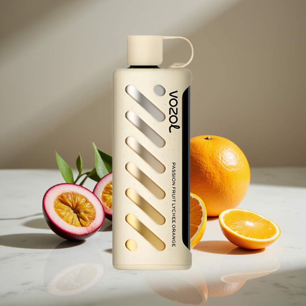 VOZOL Gear Shisha 25000 Puffs Maracuyá Lichi Naranja S.i.L.C Tech Dual Mesh 1000mAh 5mg