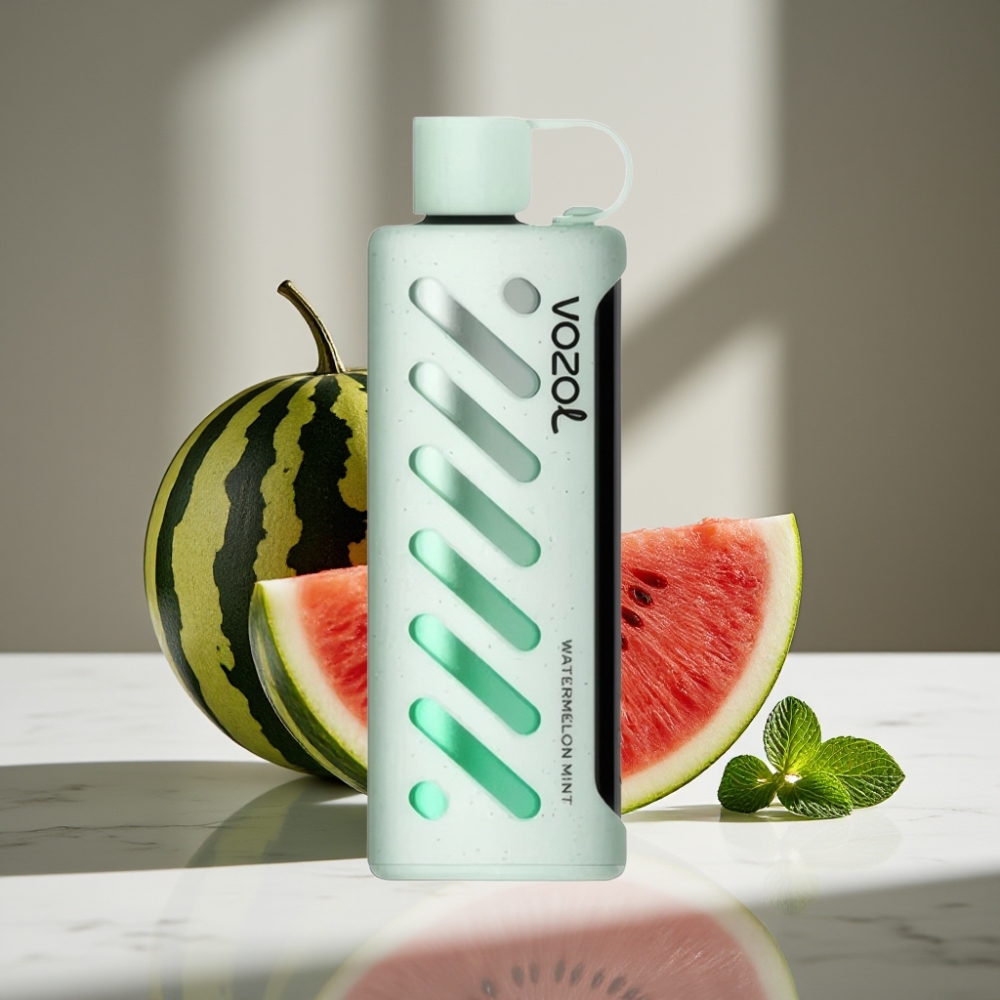 VOZOL Gear Shisha 25000 Puffs Sandía Menta S.i.L.C Tech Dual Mesh 1000mAh