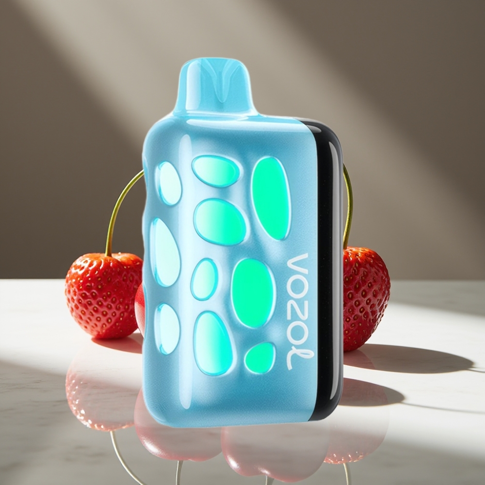 VOZOL RAVE 40000 Vape Desechable Cereza Fresa - 270° Glow Design - 1000mAh - 20/50mg/ml