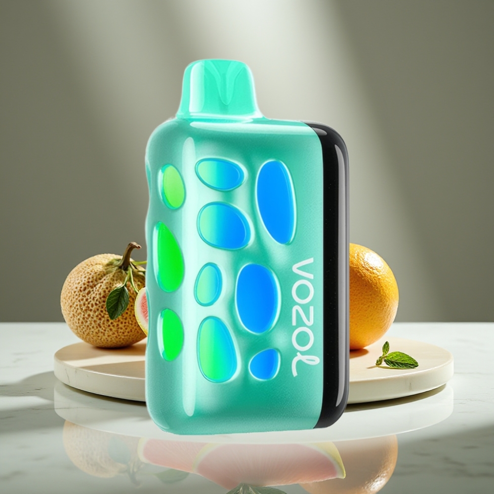 VOZOL RAVE 40000 Vape Desechable Menta Refrescante con Diseño Vibrante y Modo Fiesta