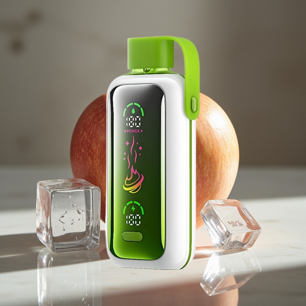 VOZOL Star 20000 Puffs Doble Manzana Hielo con Pantalla HD 2.2" y Dual Mesh