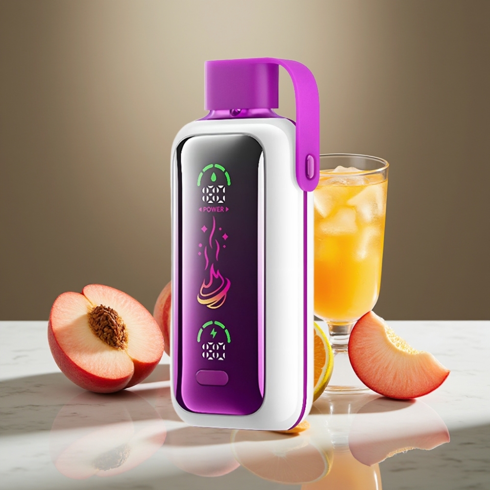 VOZOL Star 20000 Puffs Pantalla HD 2.2" Dual Mesh 650mAh Durazno Hielo