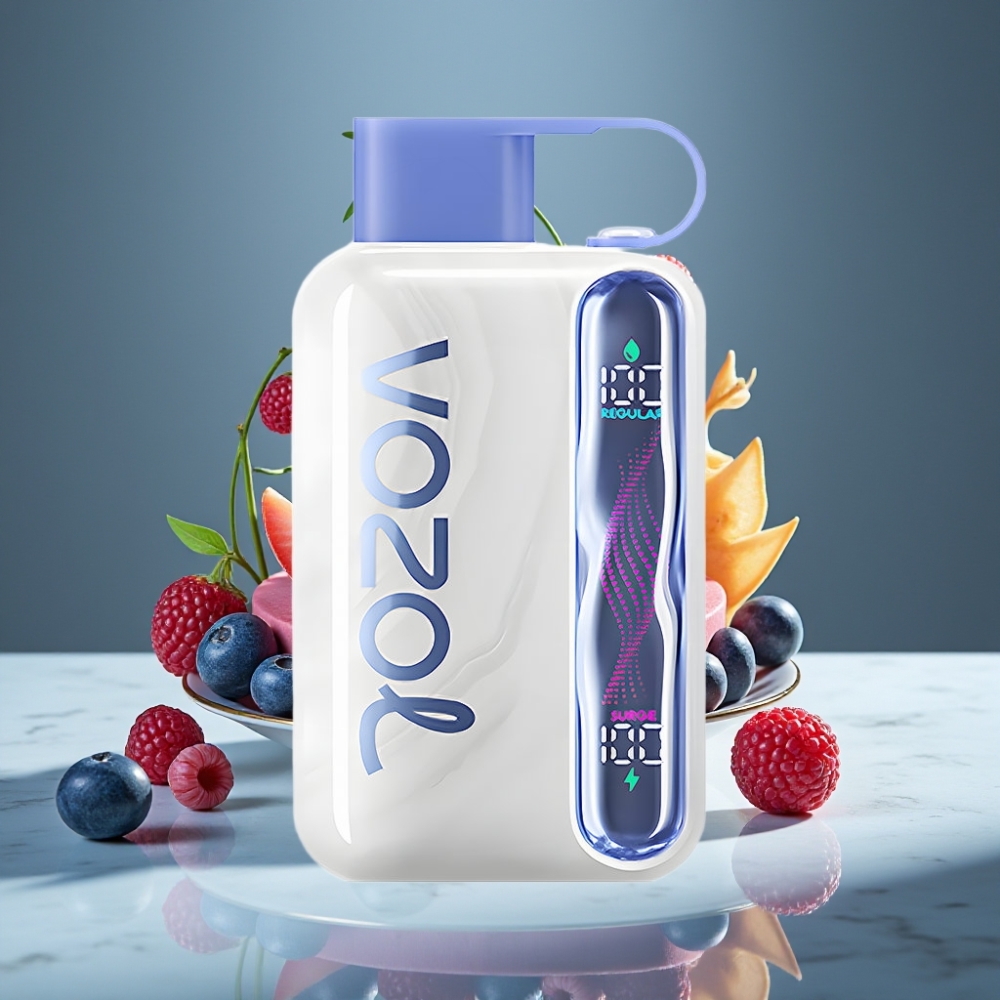 VOZOL STAR 40000 Puffs Vape Desechable 1000mAh Tipo-C Azul Frambuesa Hielo