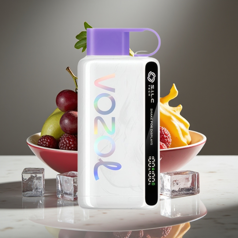 VOZOL STAR 9000/12000 Puffs S.i.L.C TECH 650mAh Carga Rápida 30% Sabor Uva Helada