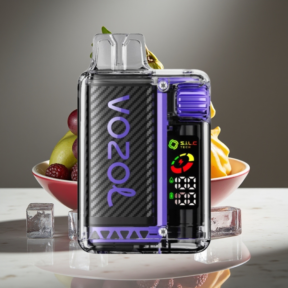 VOZOL Vista 20000 Puffs Recargable 650mAh Pantalla OLED 2% Nicotina Uva Helada