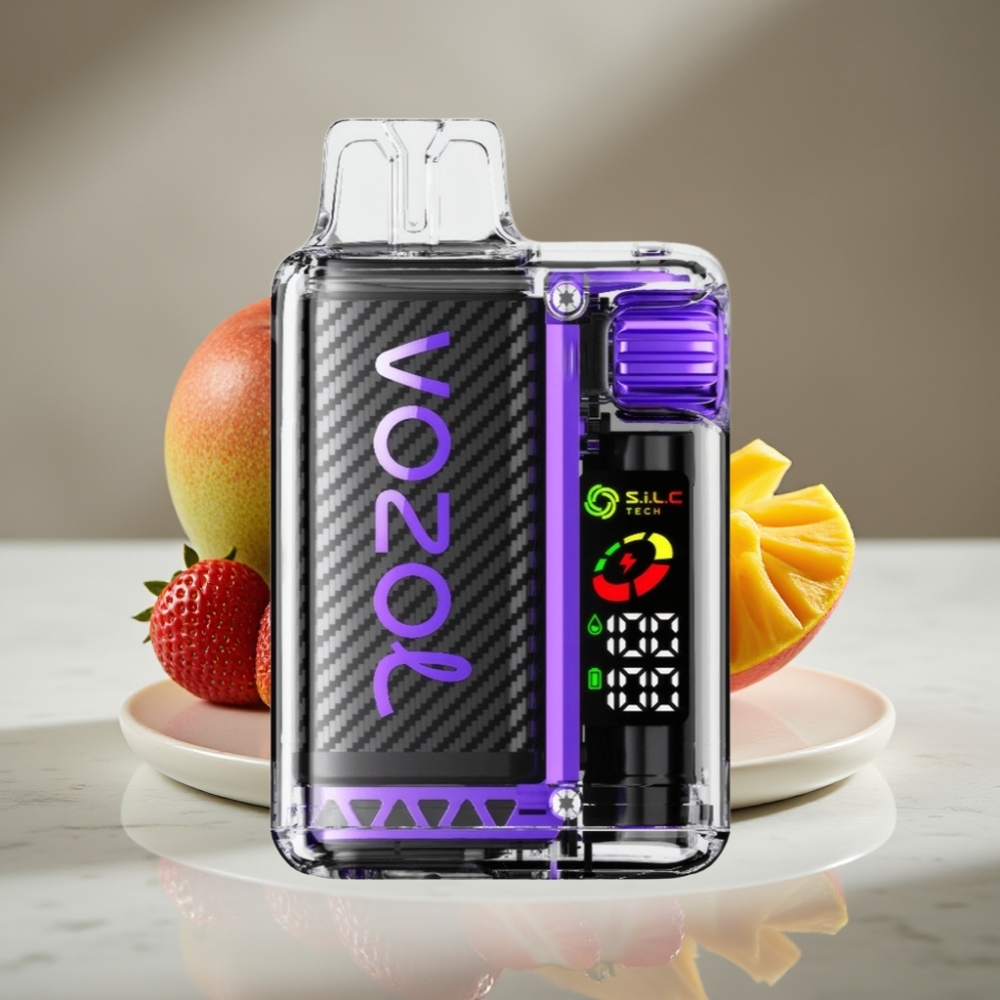 VOZOL Vista 20000 Puffs Recargable 650mAh Pantalla OLED S.i.L.C Tech Dual Mesh Fresa Mango